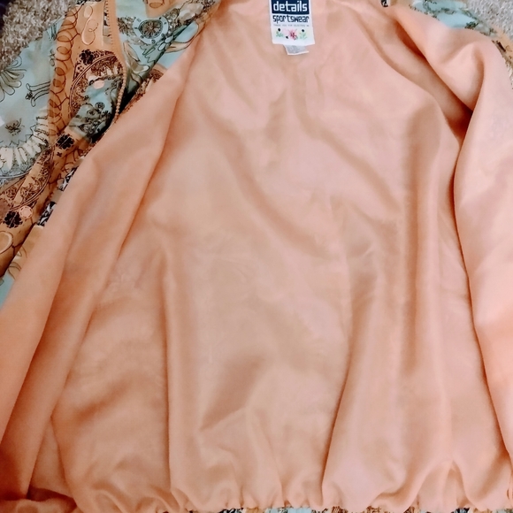 VTG Details Sportswear Silk Bomber Jacket - Picture 11 of 11